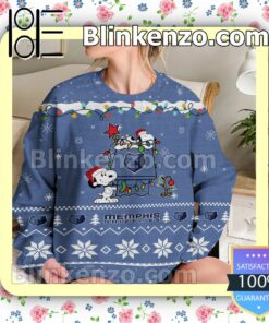 Memphis Grizzlies Snoopy Christmas NBA Sweatshirts b