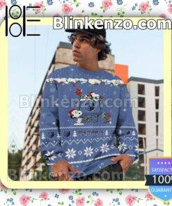 Memphis Grizzlies Snoopy Christmas NBA Sweatshirts c