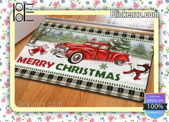 Merry Christmas Decorative Entryway Mats a