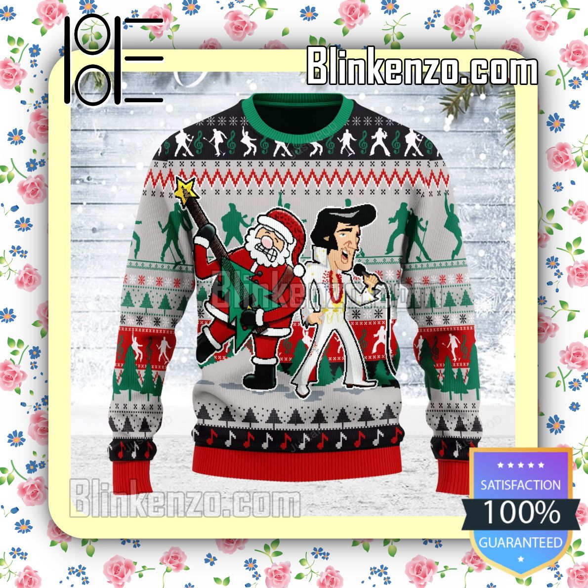 Elvis store christmas sweatshirt