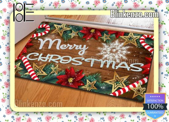Merry Christmas Welcome Entryway Mats a