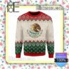 Mexico Coat Of Arms Knitted Christmas Jumper