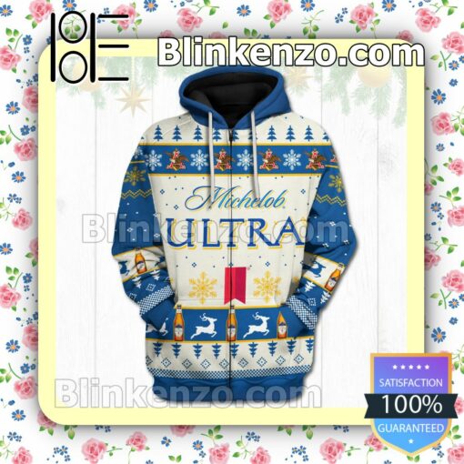 Michelob Ultra Xmas Hooded Sweatshirt