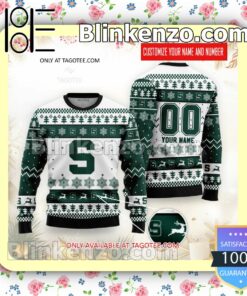 Michigan State Spartans Hockey Jersey Christmas Sweatshirts