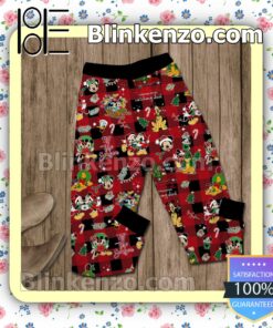 Mickey And Friends This Is My Hallmark Christmas Movie Watching Pajama Sleep Sets b