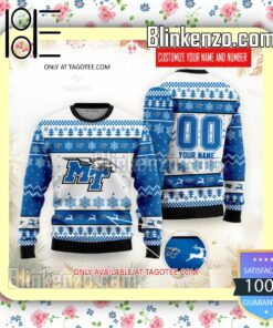 Middle Tennessee St NCCA Rugby Holiday Christmas Sweatshirts