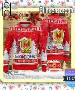 Milton Keynes Dons Logo Hat Christmas Sweatshirts