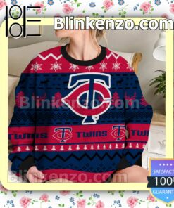 Minnesota Twins MLB Ugly Sweater Christmas Funny b