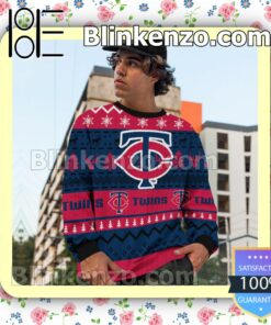 Minnesota Twins MLB Ugly Sweater Christmas Funny c