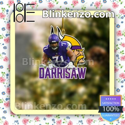 Minnesota Vikings - Christian Darrisaw Xmas Ornament - Tagotee