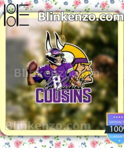 Minnesota Vikings - Kirk Cousins Hanging Ornaments
