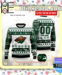 Minnesota Wild Hockey Christmas Sweatshirts