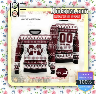 Mississippi St. NCCA Rugby Holiday Christmas Sweatshirts