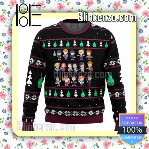 Mob Psycho 100 Sprites Manga Anime Christmas Jumper