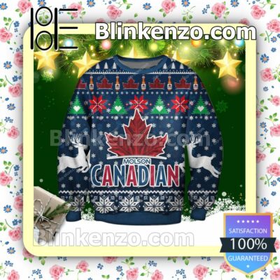 Molson Canadian Beer Holiday Christmas Sweatshirts