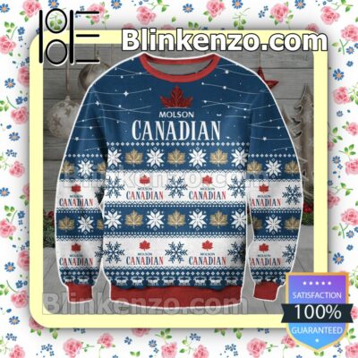 Molson Canadian Beer Logo Christmas Jumpers