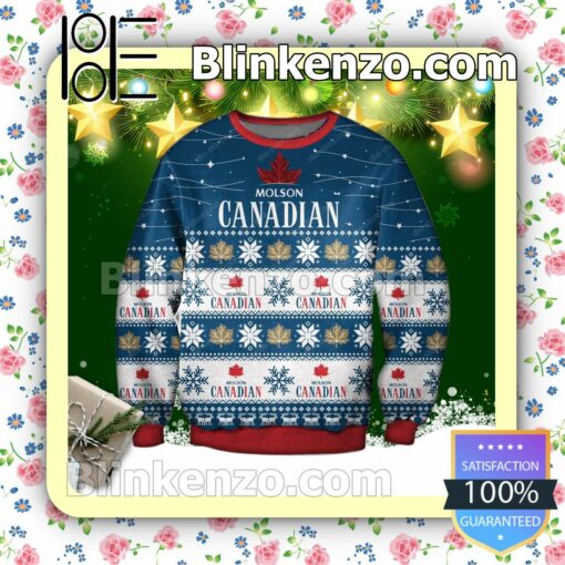 Molson Canadian Holiday Christmas Sweatshirts