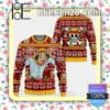 Monkey D. Luffy Reindeer One Piece Anime Holiday Christmas Sweatshirts