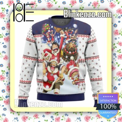 Monkey D.Luffy Crew One Piece Premium Knitted Christmas Jumper