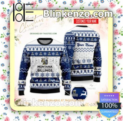 Montana State University Billings Uniform Christmas Sweatshirts