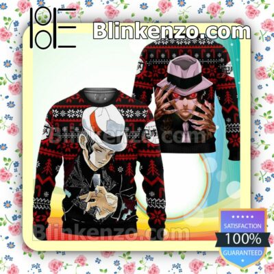 Muzan Kibutsuji Demon Slayer Manga Anime Holiday Christmas Sweatshirts