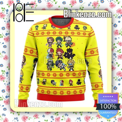 My Hero Academia Boku No Students Anime Manga Knitted Christmas Jumper