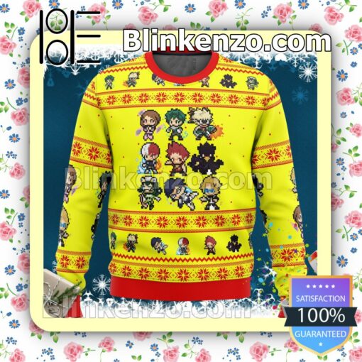 My Hero Academia Boku No Students Manga Anime Holiday Christmas Sweatshirts