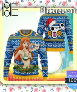 Nami One Piece Manga Anime Knitted Christmas Jumper