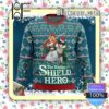 Naofumi Iwatani & Raphtalia Rising Of The Shield Hero Manga Anime Knitted Christmas Jumper