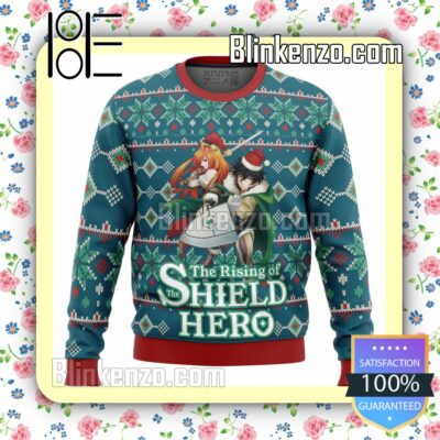 Naofumi & Raphtalia Rising Of The Shield Hero Alt Manga Anime Christmas Jumper