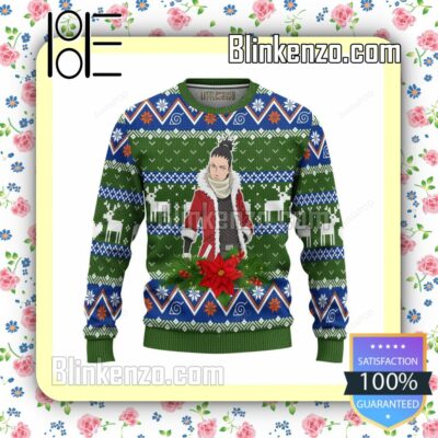 Nara Shikamaru Naruto Knitted Christmas Jumper