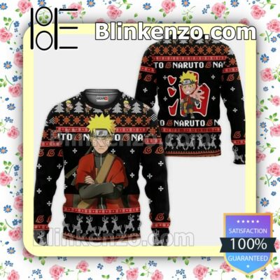 Naruto Poster Anime Holiday Christmas Sweatshirts