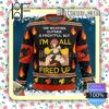 Natsu Dragneel Fired Up Fairy Tail Knitted Christmas Jumper