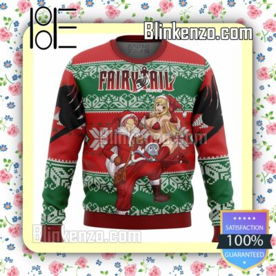 Natsu & Lucy Fairy Tail Alt Premium Manga Anime Christmas Jumper