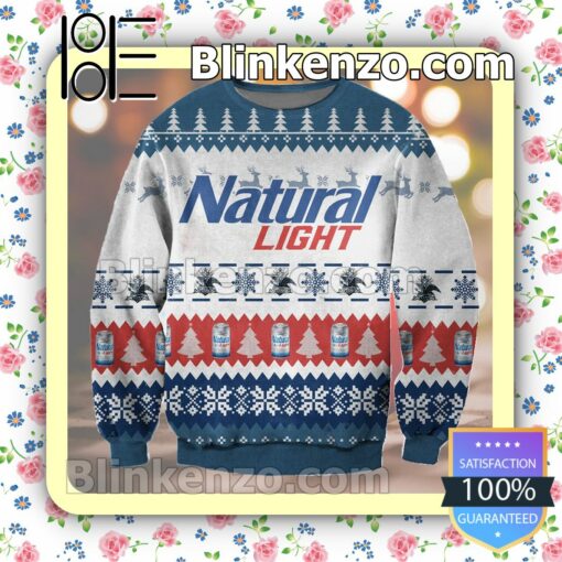 Natural Light Beer Cans Natural Light Eagle Transparent Logo Christmas Jumpers