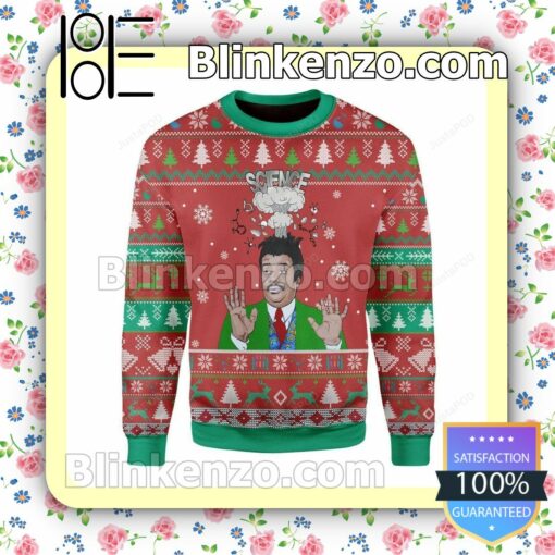 Neil Degrasse Tyson Science Big Bang Knitted Christmas Jumper
