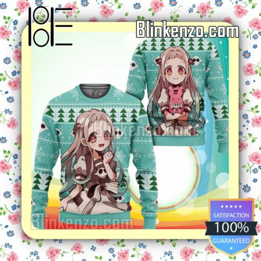 Nene Yashiro Anime Toilet-bound Hanako-kun Xmas Gifts Knitted Christmas Jumper