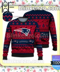 New England Patriots NFL Ugly Sweater Christmas Funny