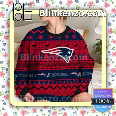 New England Patriots NFL Ugly Sweater Christmas Funny b