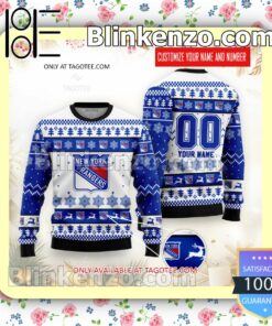 New York Rangers Hockey Christmas Sweatshirts