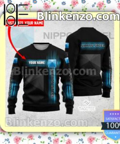 Nippon Steel Logo Custom Hoodie Jacket b