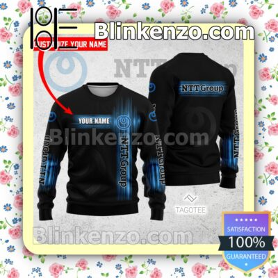 Nippon Telegraph and Telephone Logo Custom Hoodie Jacket b