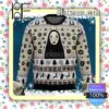 No Face And Susuwatari Spirited Away Anime Knitted Christmas Jumper