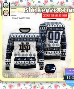 Notre Dame Fighting Irish Hockey Jersey Christmas Sweatshirts