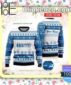 Ohio Business College Uniform Christmas Sweatshirts