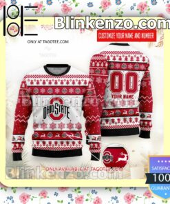 Ohio State Buckeyes Hockey Jersey Christmas Sweatshirts