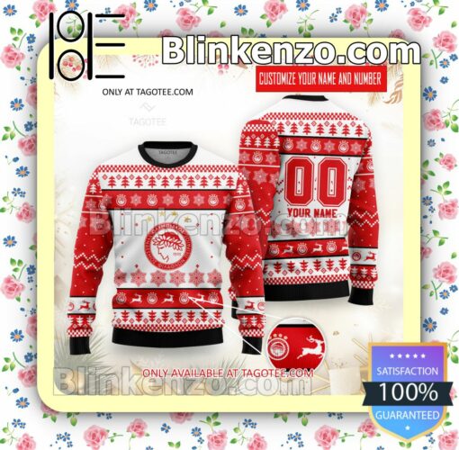 Olympiacos Piraeus Soccer Holiday Christmas Sweatshirts