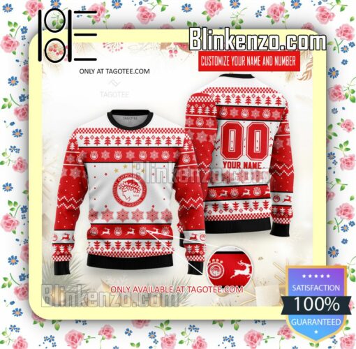 Olympiacos Soccer Holiday Christmas Sweatshirts