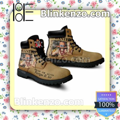 One Piece Ace Wanted Timberland Boots Men a