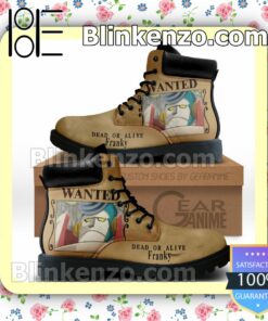 One Piece Franky Wanted Timberland Boots Men